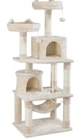 YAHEETECH CAT TREE, 62.2 IN CAT TOWER