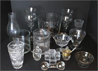 Assortment of Glass and Crystal Items