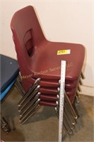 5 stacking chairs
