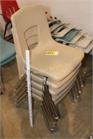 5 stacking chairs