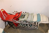 10 stacking chairs