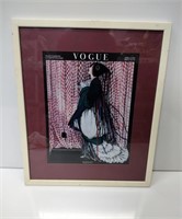 Vogue Magazine Cover Framed Lithograph