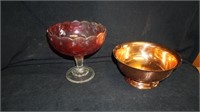 Collection of 2 Compote
