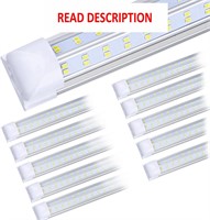 (10-Pack) 8ft LED Shop Light Fixture  100W