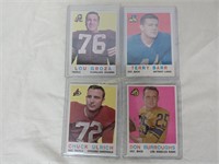 Qty (16) Assorted 1959 Topps Football Cards
