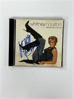 Autograph COA Whitney Houston CD