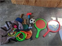 Outdoor Toys + Ping Pong Paddles