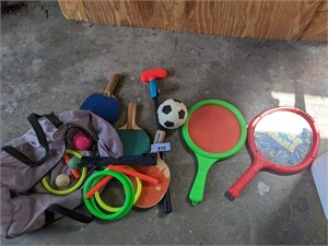 Outdoor Toys + Ping Pong Paddles