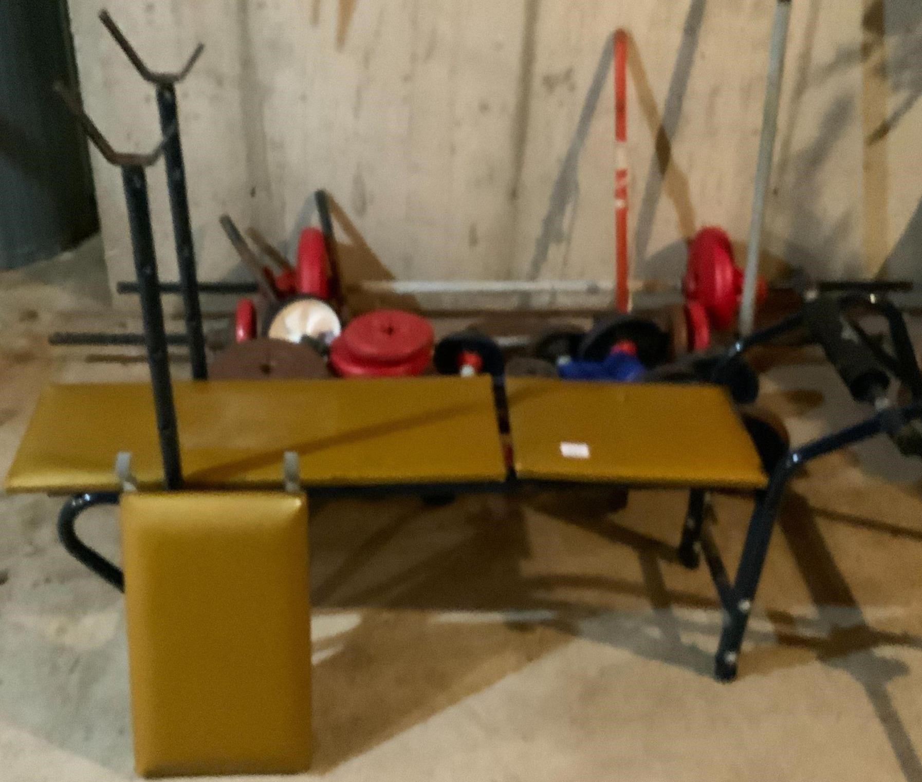 Weight Bench Dumbbells Weights+