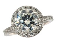 14k Gold 3.63 ct XXX VS Lab Diamond Ring