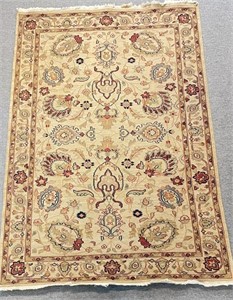 Hand Woven Caucasian Design Carpet, 5x8
