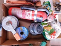 Red cap fire extinguisher - Wire rolls - & more