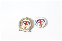 Pair of 10kt Gold Lutheran Pins
