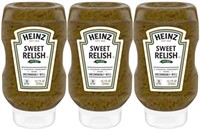 2024 augHeinz Sweet Relish 12.7 Ounce Bottle (Pack