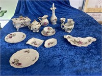 Moss Rose, Lefton & other china pieces