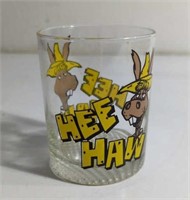 Vintage Hee Haw Rock Glass