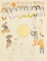 MARION TUU'LUQ, Inuit, Drum Dance, c. 1976