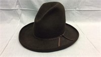 Brown 1890s Resistol Cowboy Hat