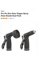 Pro Flo Zinc Rear Trigger Spray Hose Nozzle