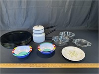 Plates, bowls, etc