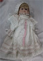 RARE Porcelain 3 faced doll/cloth body