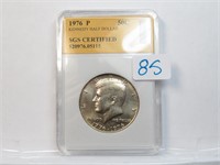 1976 P Kennedy Half Dollar SGS Certified