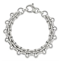 Sterling Silver Fancy Link Bracelet