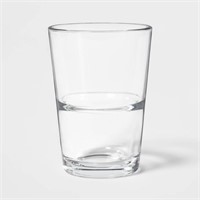 8oz 6pk Glass Stacking Juice Glass - Threshold