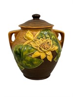 1940s Roseville Water Lily Cookie Jar