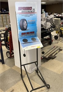 Advertising Tire display