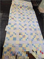 Vintage Raggedy Quilt 77.5" x 68"