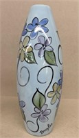 Hand painted vase signed BROYLES