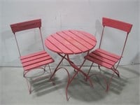 Red Patio Bistro Set See Info