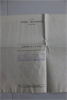 1901 The Hotel Belgravia Debenture