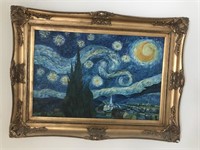 Fancy Framed Oil Painting after Van Gogh