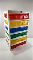 LEGO Iris 6 Drawer Storage Tower 14.5" x 11.5" x