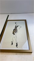 Z Gallerie RM Sassy Gold framed wall art