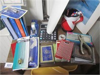 Box Lot Misc.-Cards,Calculator,Hole Punch