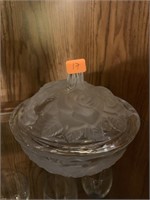 Lidded Glass Dish (living room)