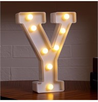 Light up letter Y