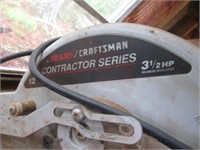 Craftsman Contractor Series 12" 3-1/2hp cutoff saw