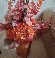 Artificial Orange Flower Decor