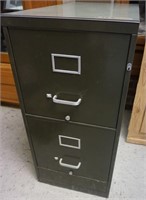 heavy duty green 2 drawer file cabinet