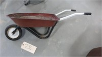 SMALL METAL WHEELBARROW / LAWN DECOR