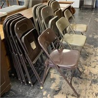 Folding Metal Chairs 17 In 3 Different Colors