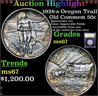 *Highlight* 1926-s Oregon Trail Old Commem 50c Gra