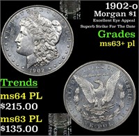 1902-o Morgan $1 Grades Select Unc+ PL