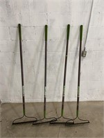 (4) 2-IN-1 Bow Rakes