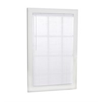 White Vinyl Light Filtering Mini-blinds