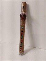 Unmarked Handmade Wood Indian Flure UJC